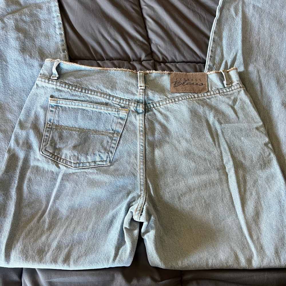 Express Blues Y2K unique Denim jeans sz 9-10 women’s